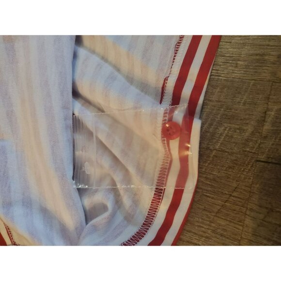Haband polo Men's Size XL Red and White stripes New No tags attached - Picture 5 of 5